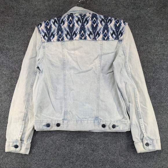 Rock & Republic Women's Hitchhiker Denim Jean Jacket Blue Small Light Wash - Picture 6 of 14